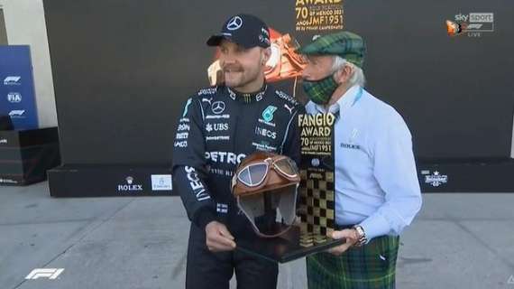 Formula 1 | Messico: Bottas, pole e casco Fangio consegnato da Stewart
