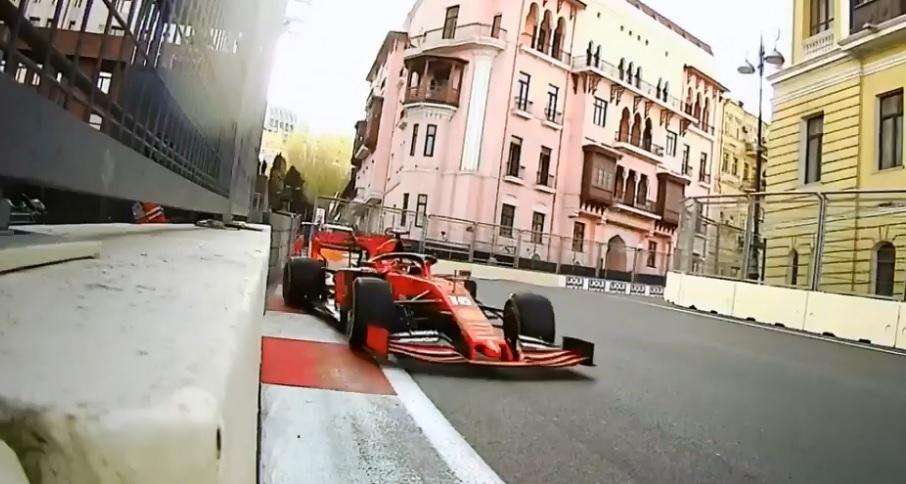 F1 / Gp Baku: Leclerc e Vettel davanti a tutti nelle FP2, ma Hamilton brilla nel long-run. Altri due a muro