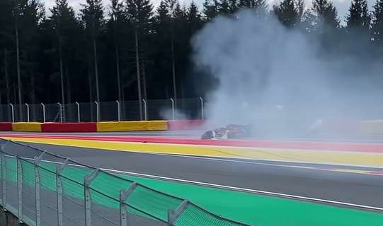 WEC | Ferrari, incidente per Giovinazzi nelle FP2 di Spa: nessuna conseguenza