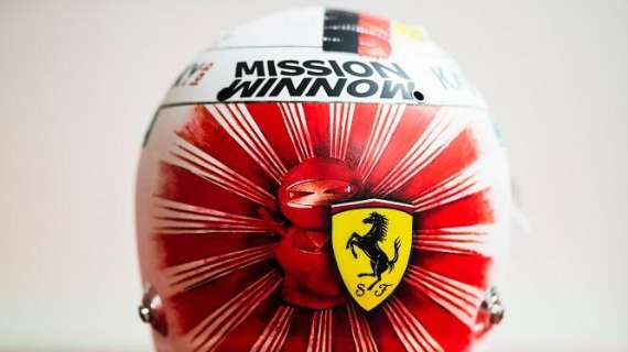 F1 / Gp Suzuka: casco speciale per Vettel in Giappone