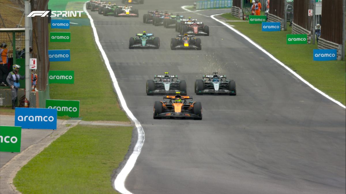 LIVE F1 | Diretta Sprint Race Brasile: Ripartenza! Russell attacca Antonelli e Norris scappa