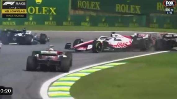 Diretta Formula 1 Brasile | Leclerc parte male ma è Safety Car: Ricciardo colpisce Magnussen