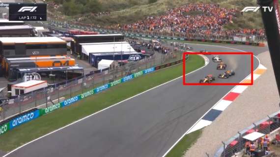 F1 | Vanzini e il sorpasso in "drift" di Verstappen: gli altri tutti in tribuna, lui no