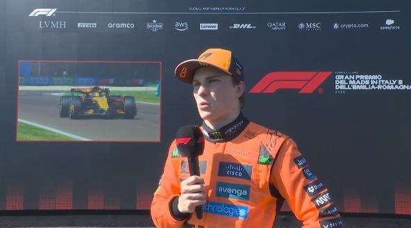 F1 | McLaren, Piastri 3°: "Verstappen forte. Sorpasso Norris? Avessi avuto gomma..."