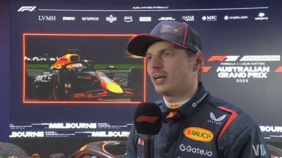 F1 | Red Bull, Verstappen 2°: "Mi sono divertito. 18 pti buona partenza. Sulle slick..."