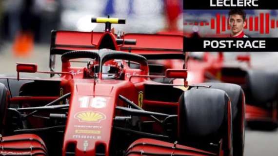 F1 / Gp Sochi, Ferrari: il team radio di Leclerc, felice quanto basta...