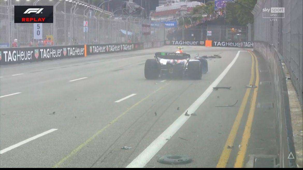 F1, FP3 Singapore, Lawson ancora a muro: 2° volta in due giorni 
