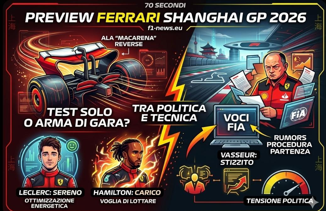VIDEO F1 | Ferrari tra politica e tecnica a Shanghai: l'arma "Macarena" e lo scontro FIA