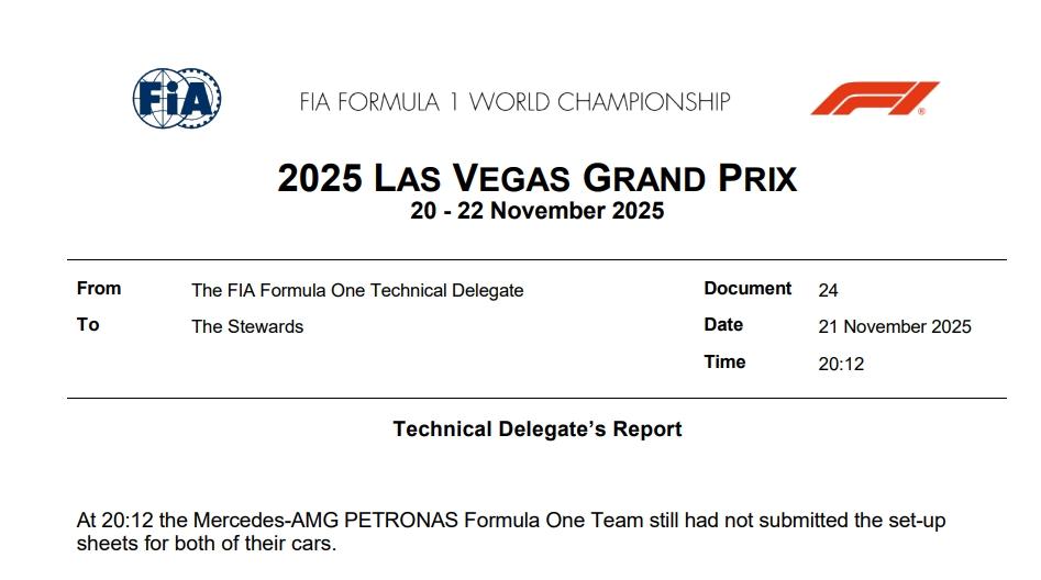 F1 Formula 1 | Mercedes nei guai? Rischio squalifica dopo la Q3 di Las Vegas