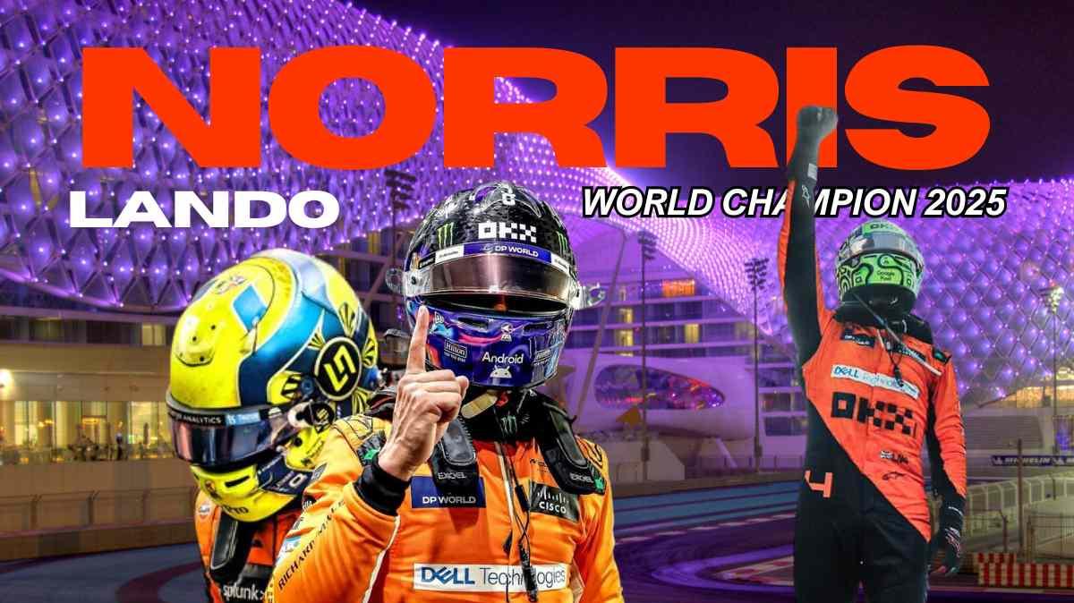 F1 | Norris campione del mondo 2025 ad Abu Dhabi, Lando piange!