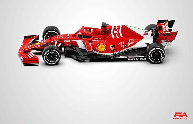 F1/ F1 Addict ha ipotizzato la nuova Ferrari: ritorno al bianco