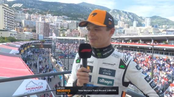 F1 | McLaren, pole Norris: "Davanti al pubblico di Leclerc è..."