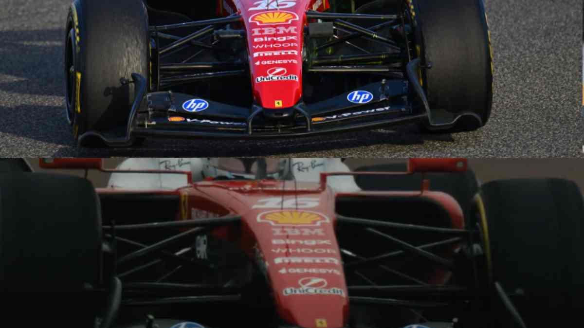 F1 Tecnica, Ferrari: la foto dell'upgrade. Ecco come cambia l'ala della SF-26