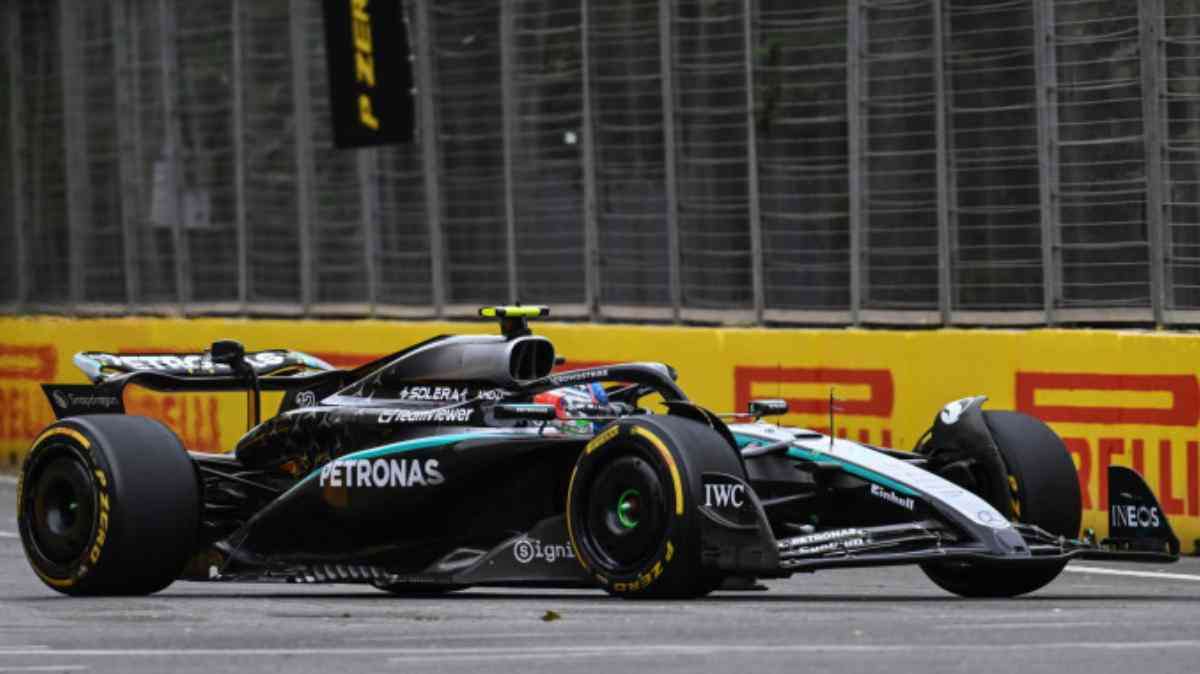 F1, Mercedes non molla la lotta: nuova ala anteriore per Singapore 2025