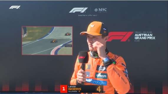 F1 | McLaren, Norris 1°: "Piastri? Dura e divertente. Il DRS qui..."