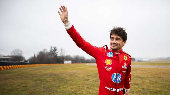 F1 | Ferrari, l'emozioni di Leclerc in pista a Fiorano - PHOTOGALLERY! 