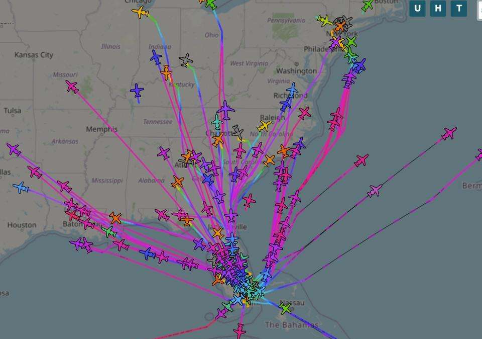 Formula 1 | Miami, l'esodo dei jet dopo il Gp: non certo eco-friendly