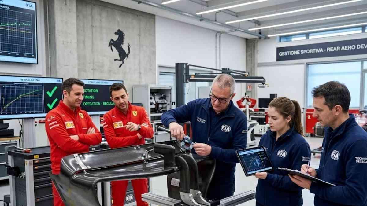 F1 | Blitz a sorpresa della FIA a Maranello: la verità sull'ala "Macarena" della Ferrari