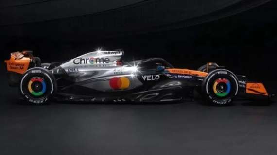 F1 | McLaren svela a Trafalgar Square la livrea speciale per Silverstone