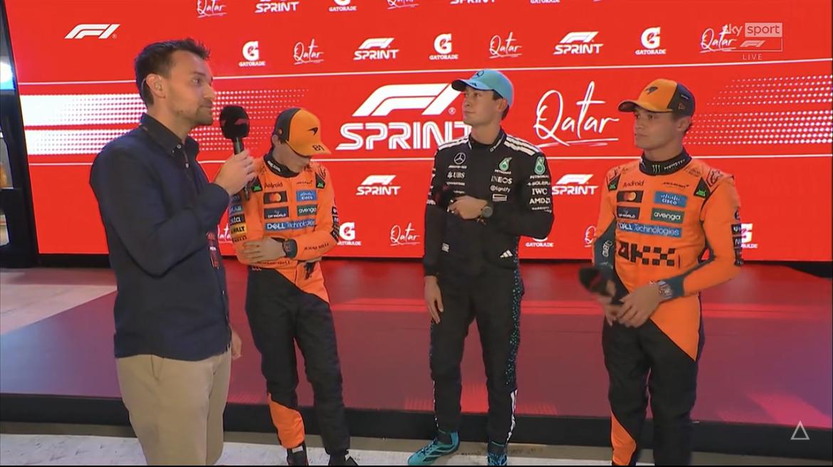 F1 News | Sprint Race Qatar, Russell 2°: "Finito con gomme bruciate"