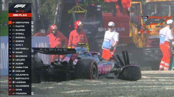 F1 | Qualifiche Imola, Colapinto riprende da dove aveva finito: anche lui a muro