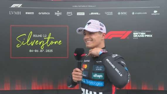 F1 | McLaren, Norris 3° a Silverstone: "Non male, ma...