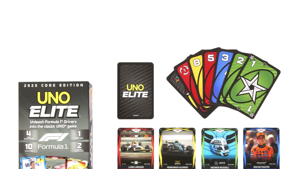 F1 Formula 1 | Arriva UNO Elite: la nuova collaborazione tra F1 e Mattel