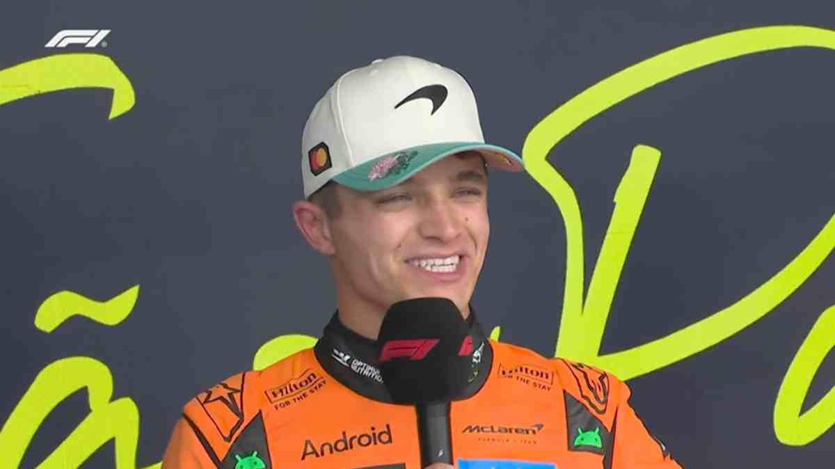 F1 Formula 1 | McLaren, Norris 1° in Brasile: "Per Gil! Finita? No, Verstappen..."