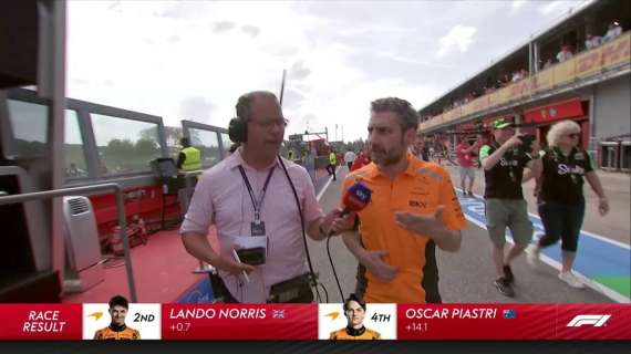 F1 | McLaren, Stella: "Norris maestro di gestione anche a Imola. 1 giro in più?..."