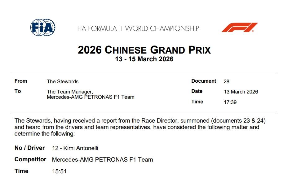 UFFICIALE | F1, Mercedes: il verdetto su Antonelli. Norris salva Kimi