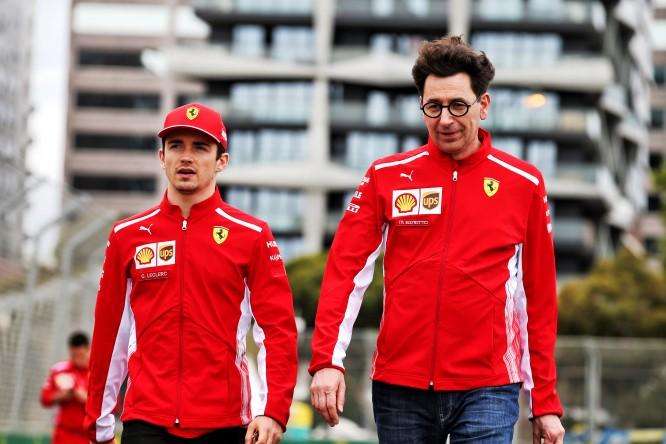F1/ Ferrari, Binotto: "Arriverà anche il momento di Leclerc"