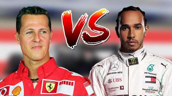 F1 / Hamilton su Michael Schumacher: "Confronti? Facciamo cose diverse"