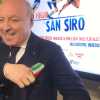 VIDEO - Marotta e l'anticipo di Scudetto: l'AD nerazzurro a San Siro con un fazzoletto tricolore