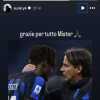 Il saluto social di Yann Bisseck all'ormai ex allenatore, Simone Inzaghi: "Grazie per tutto Mister"