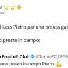 Rottura del crociato per Pellegri, gli auguri dell'Inter: "In bocca al lupo Pietro, torna presto"