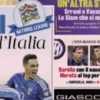 Prima GdS - L'Inter Milan che verrà. Barella con il naso... nuovo. Morata al top per il derby