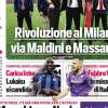 Prima CdS - Carica Inter, Lukaku si candida. Rivoluzione al Milan, via Maldini e Massara