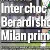 Prima TS - Inter choc, Berardi show. Milan primo. Sassuolo ammazzagrandi