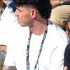 Sinner show con spettatori speciali. Anche Bastoni e Correa al Foro Italico per sostenere il fenomeno azzurro 