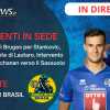 LIVE - BRUGES in SEDE per STANKOVIC, BUCHANAN verso il SASSUOLO: le ULTIME! FRATTESI si è operato: I TEMPI