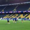 VIDEO -  Allenamento in casa dello Young Boys per testare il sintetico. Le immagini dell'Inter al Wandkorf 