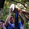 VIDEO - L’Inter si allena all’Arena Civica: l’ingresso con le Coppe, i gol di Lauti e Pio