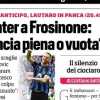 Prima CdS - L'Inter a Frosinone: pancia piena o vuota? Oggi l'anticipo, Lautaro in panca
