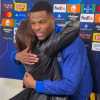 "Ho vinto": il siparietto tra Denzel Dumfries e Alessia Tarquinio dopo Feyenoord-Inter