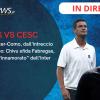 LIVE - INTER-COMO è CHIVU vs FABREGAS. Le ULTIME, la PROBABILE e i RETROSCENA di mercato di CESC