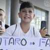 Grande accoglienza per l'Inter a Bari in vista dell'amichevole di questa sera contro l'Olympiakos