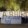 Curva Nord, striscione fuori dal Meazza: "Luci a San Siro non le spegneremo mai"