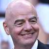 Infantino, visita nella sede dell'Inter: "Mi hanno accolto dicendomi 'benvenuto a casa'. E che emozione la Sala Trofei"