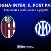 LIVE - Il POST PARTITA di BOLOGNA-INTER: ANALISI, COMMENTI e PAGELLE