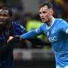 DAZN - Inter-Napoli vista da bordocampo: le reazioni di Conte e Chivu agli episodi chiave della partita